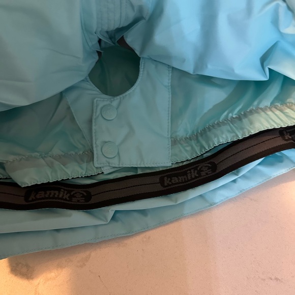 Kamik Girls' Aayla Jacket 2023 NWT Color Water (aqua) Size 14 Waterproof Bionic - Picture 13 of 15